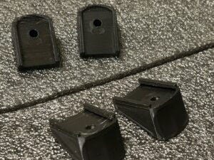 (Pack of 2) Ruger LCP MAX Magazine Pinky Extension [Circle Hole]