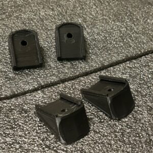 (Pack of 2) Ruger LCP MAX Magazine Pinky Extension [Circle Hole]