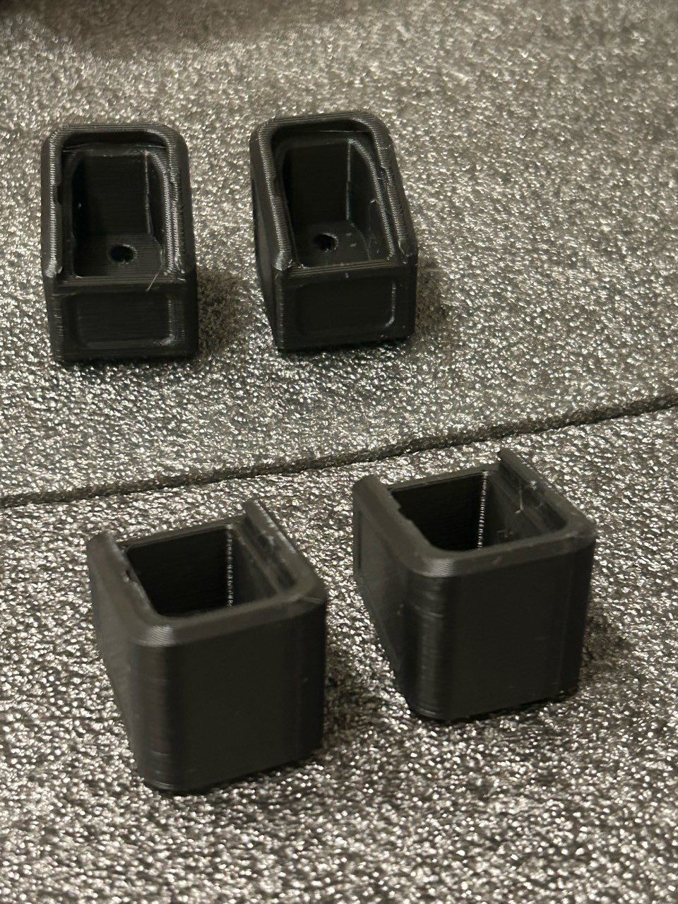 (Pack of 2) Glock Magazine Extender for OEM Mags 17/17L/19X/22/26/34/35/45 - +4rd - Image 4