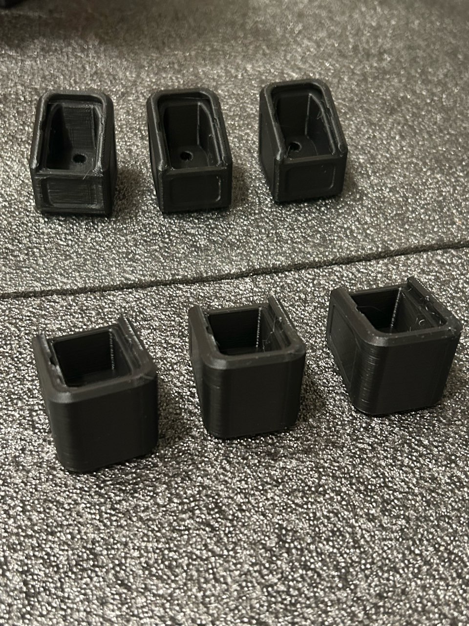 (Pack of 2) Glock Magazine Extender for OEM Mags 17/17L/19X/22/26/34/35/45 - +4rd - Image 5