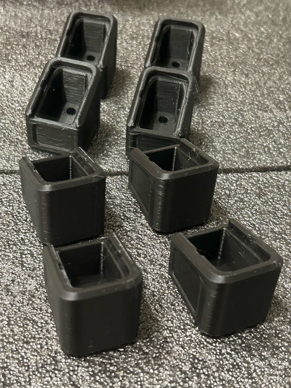 (Pack of 2) Glock Magazine Extender for OEM Mags 17/17L/19X/22/26/34/35/45 - +4rd - Image 6