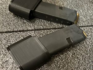 (Easy Install) Glock Magazine Extender for OEM Mags 17/17L/19X/22/26/34/35/45 - +3rd